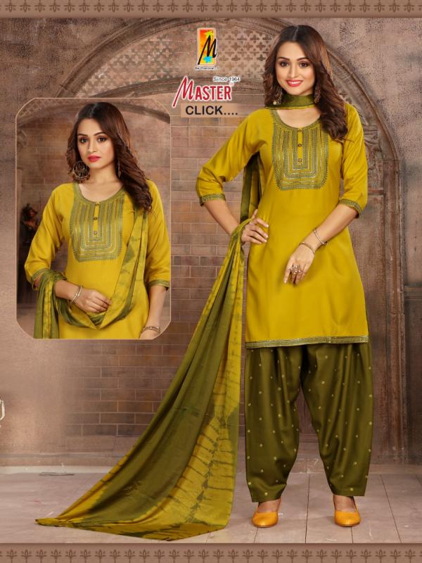 Master Click Patiyala Kurti With Bottom Dupatta Collection